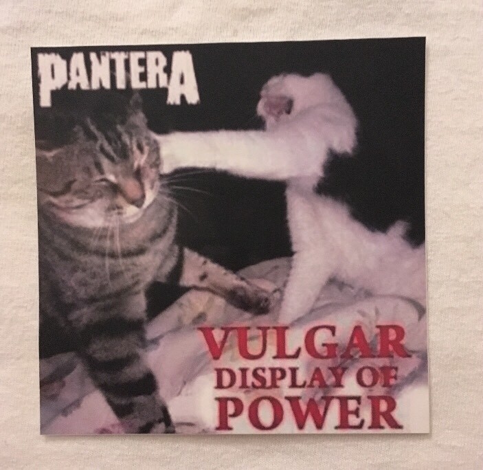 Pantera Sticker – Vulgar Display Of Power