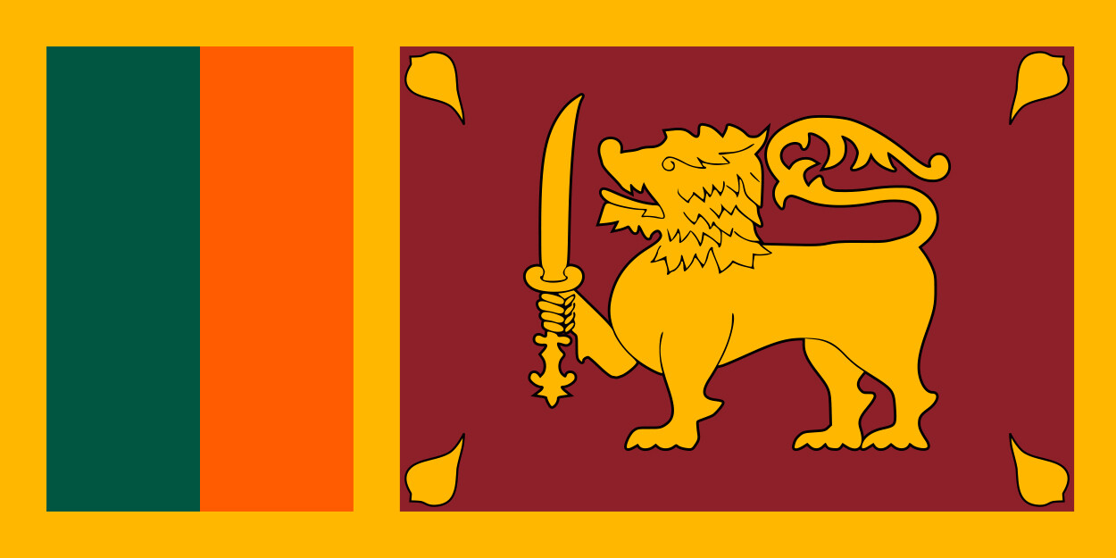 Sri Lanka Country Flag Vinyl Decal Sticker Car Truck Bumper Laptop Tumbler Mug