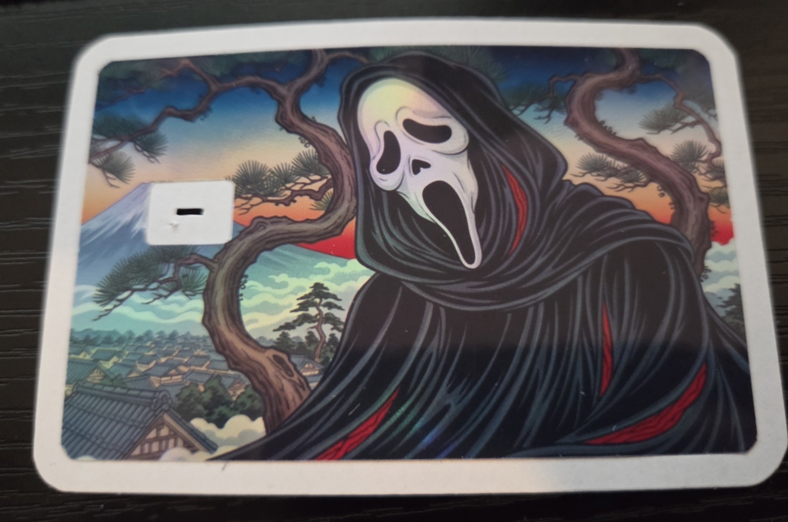 Uyiko-e Ghostface Debit Credit Card Sticker Skin Halloween Horror Uyiko Anime US