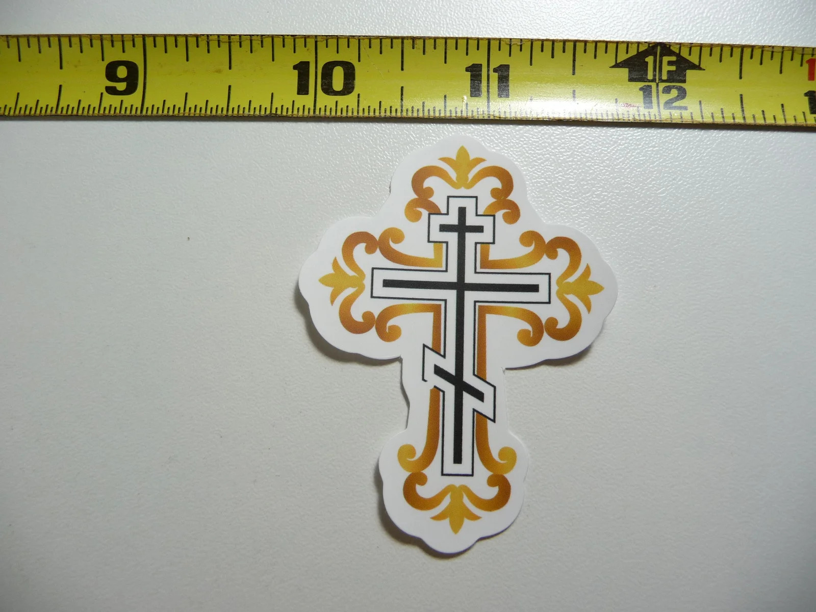 CROSS MULTI ANGLE SMALL STICKER DECAL CHURCH FAITH CHRISTIAN GOD FUNNY