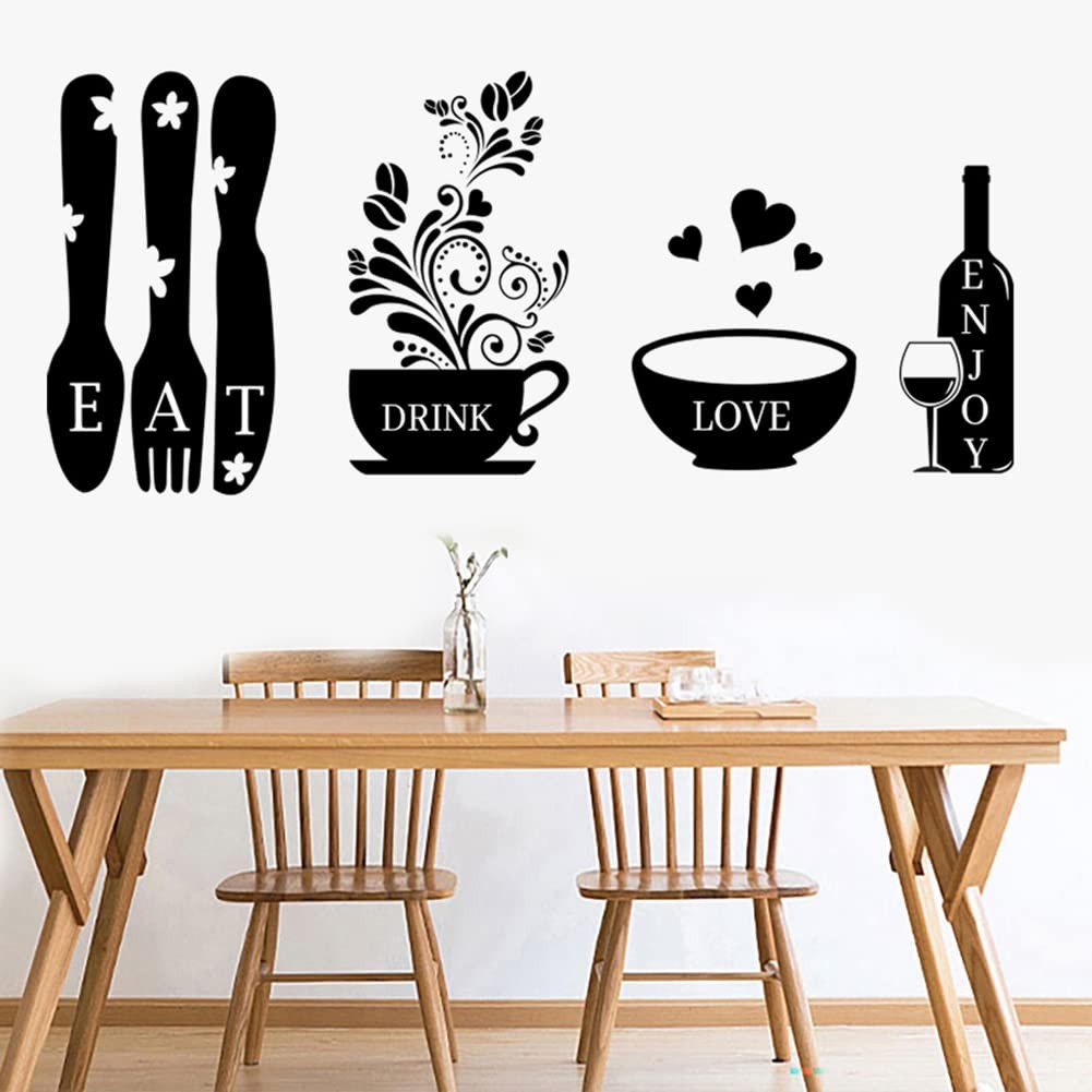 Kitchen Wall Stickers The Heart Of The Home Quotes Vinyl Decals Wall Art Decor