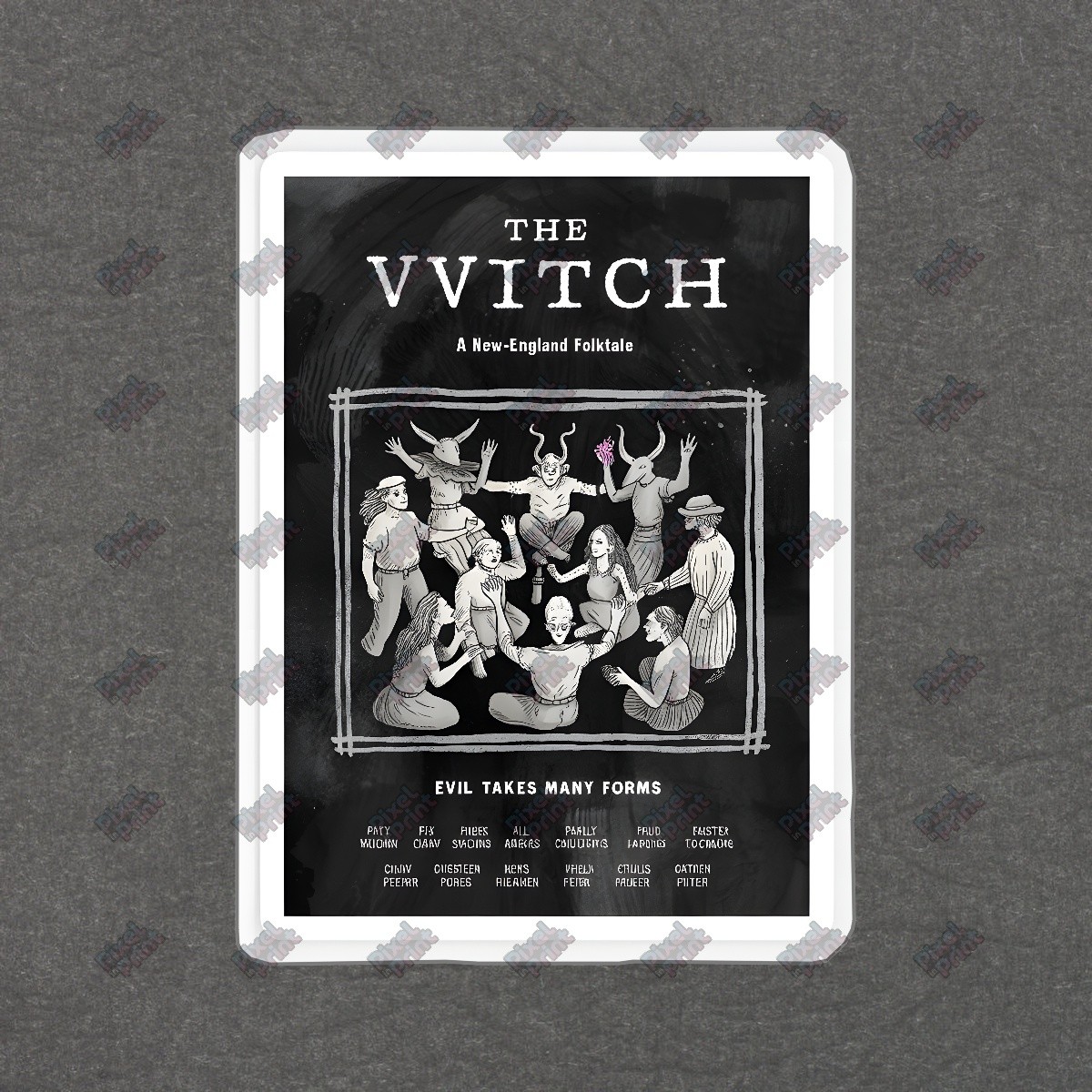 The VVITCH Sign New England Folktale Art Print Horror Movie Decor #8949