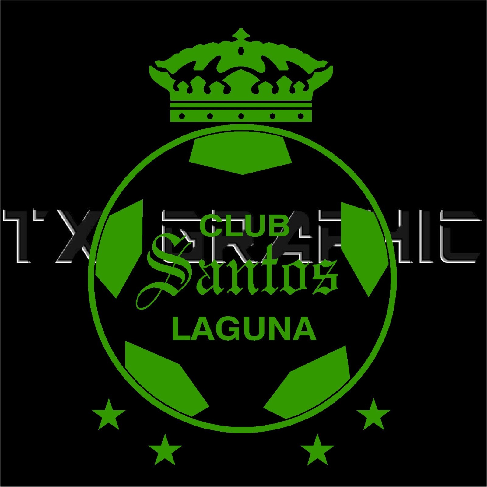 DECAL FOR CLUB SANTOS LAGUNA SOCCER FUTBOL VINYL STICKER LA LIGA MEXICO