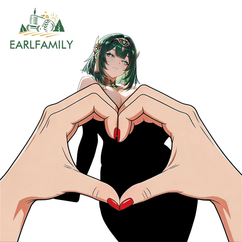 EARLFAMILY Genshin Impact Nefer Car Stickers Bikini Decals Occlusion Scratch