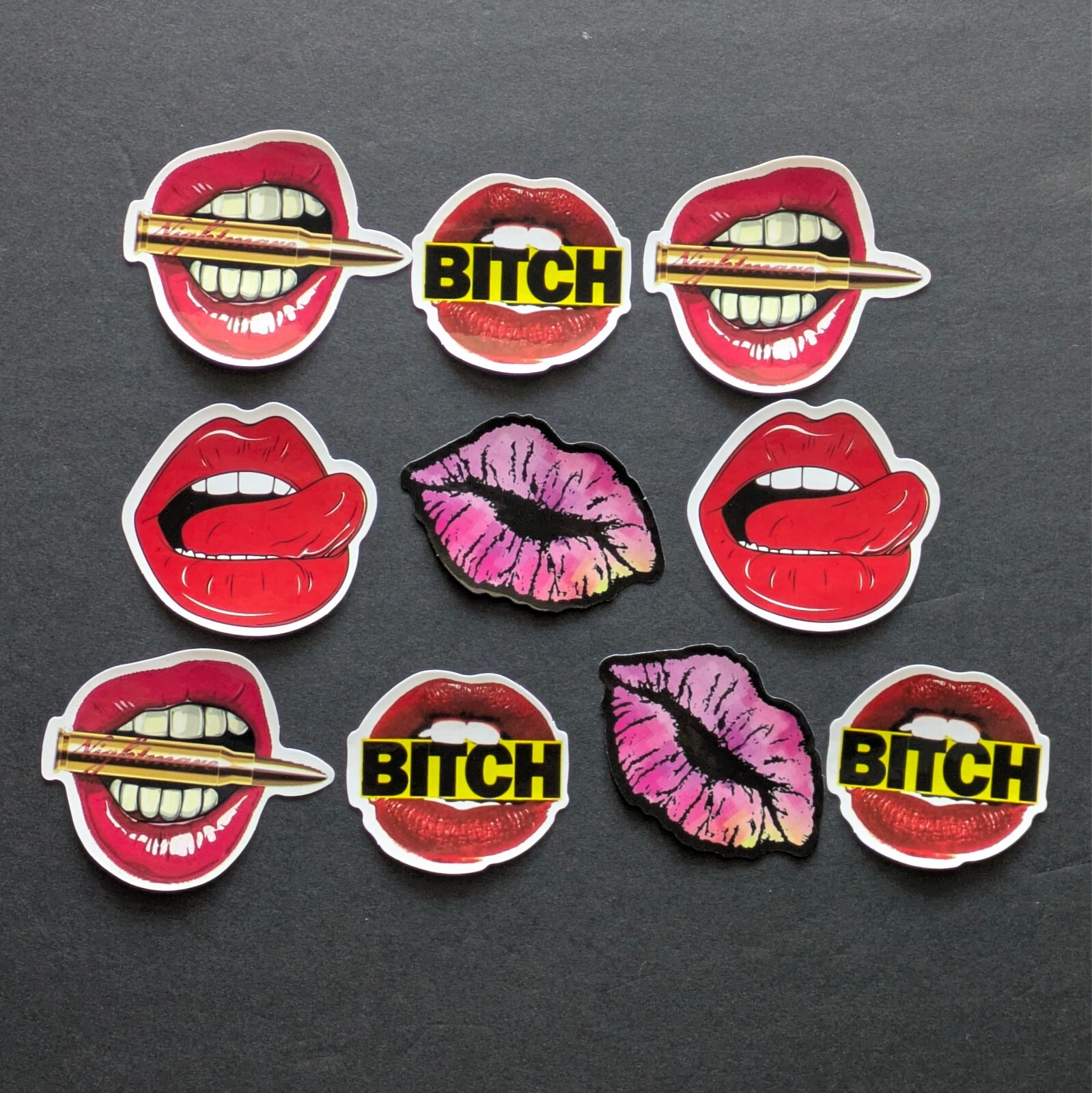 Lips Stickers, Lips Decals