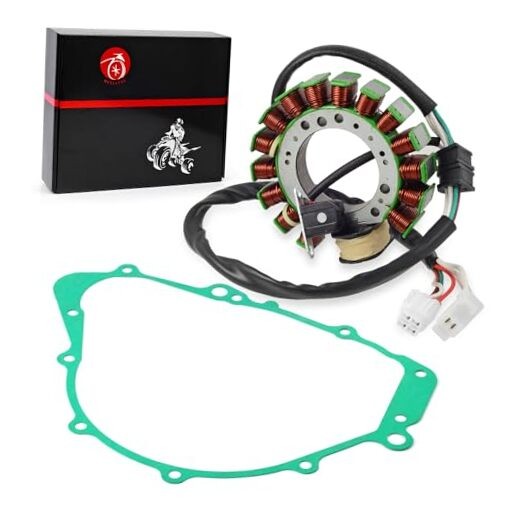 Yamaha Grizzly 600 YFM600FW 1998 Stator & Gasket 4WV-85510-00-00 4WV-15451