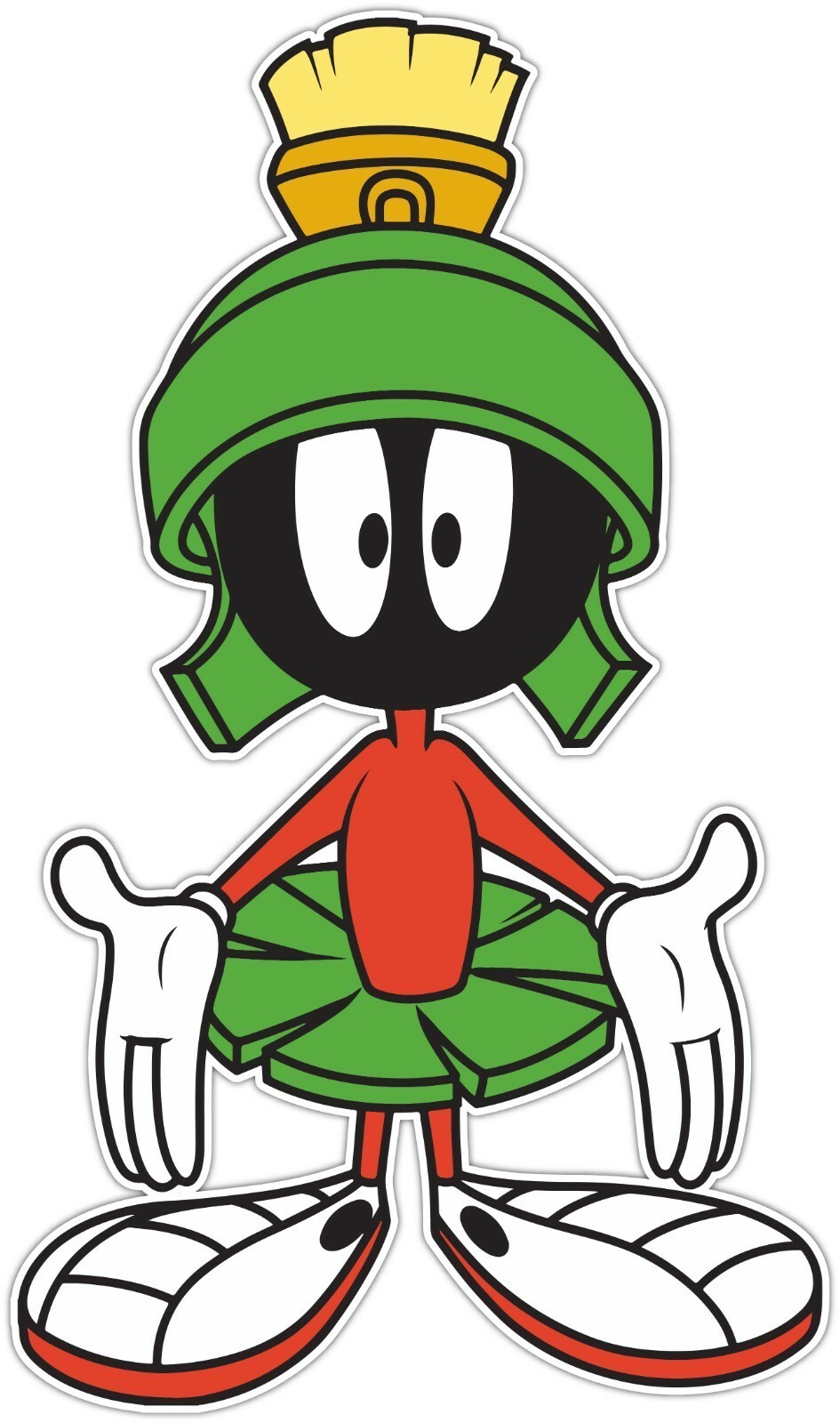 Marvin The Martian Classic Cartoon Vinyl Sticker Decal Car Bumper Wall Sizes