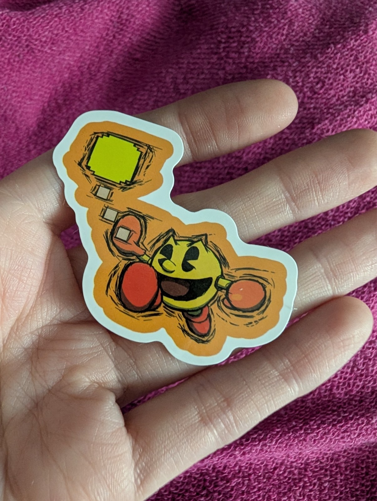 Pac-Man Sticker – Retro Arcade, Video Game, Blinky, Ghost, Pinky, Clyde