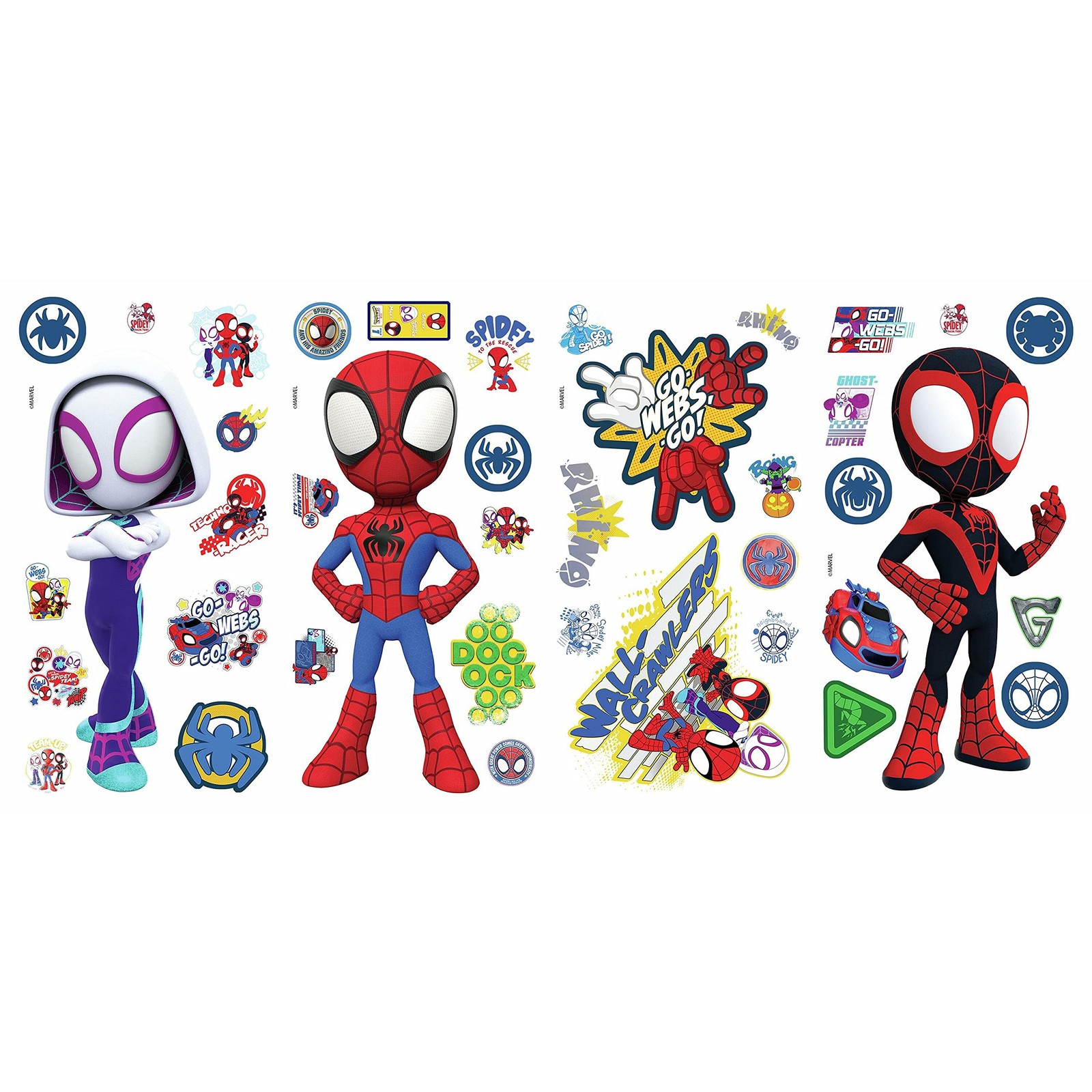 RMK4925SCS Spidey and His Amazing Friends Peel and Stick Wall Decals