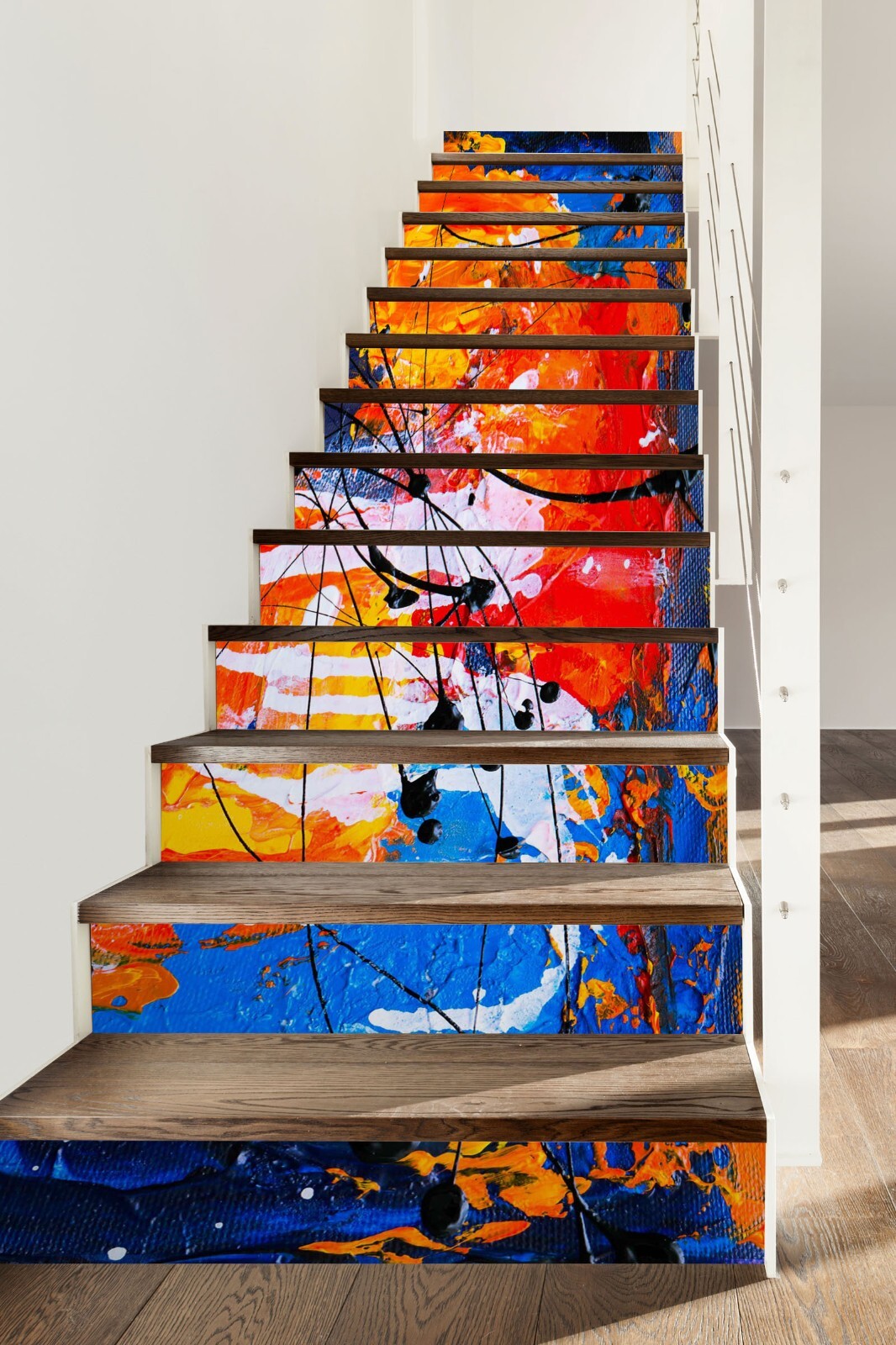 3D Story Painting 8566 Stair Risers Decoration Photo Mural Decal Wallpaper Rom