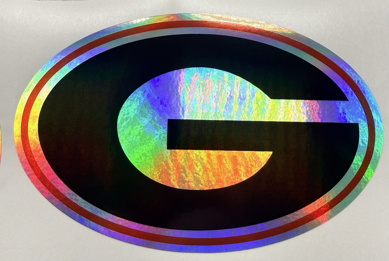 Georgia Bulldogs Holographic Vinyl Decal