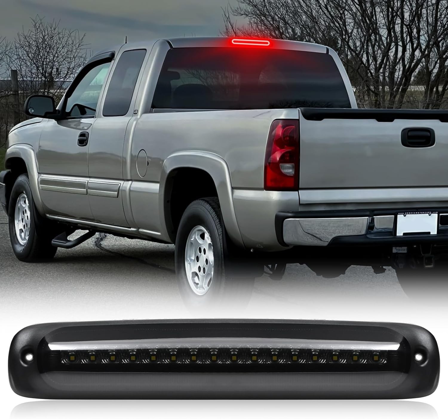 LED 3Rd Brake Light Replacement for 1999-2006 Silverado Sierra 1500 2500 3500 HD
