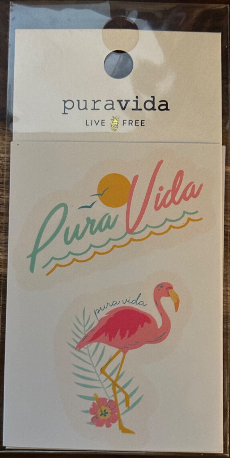 Pura Vida Stickers STICK IT TO 'EM! Glow Pack of 4 Beach Tropical Aloha NEW $10