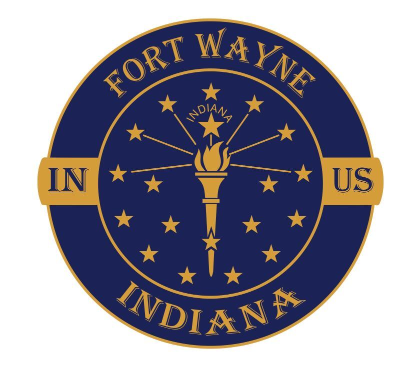 Fort Wayne Indiana Sticker Decal A580
