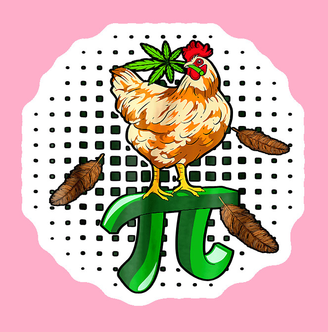 Chicken Pot Pie Weed Decal Weatherproof Stickers UV Safe Durable Added Vinyl Top
