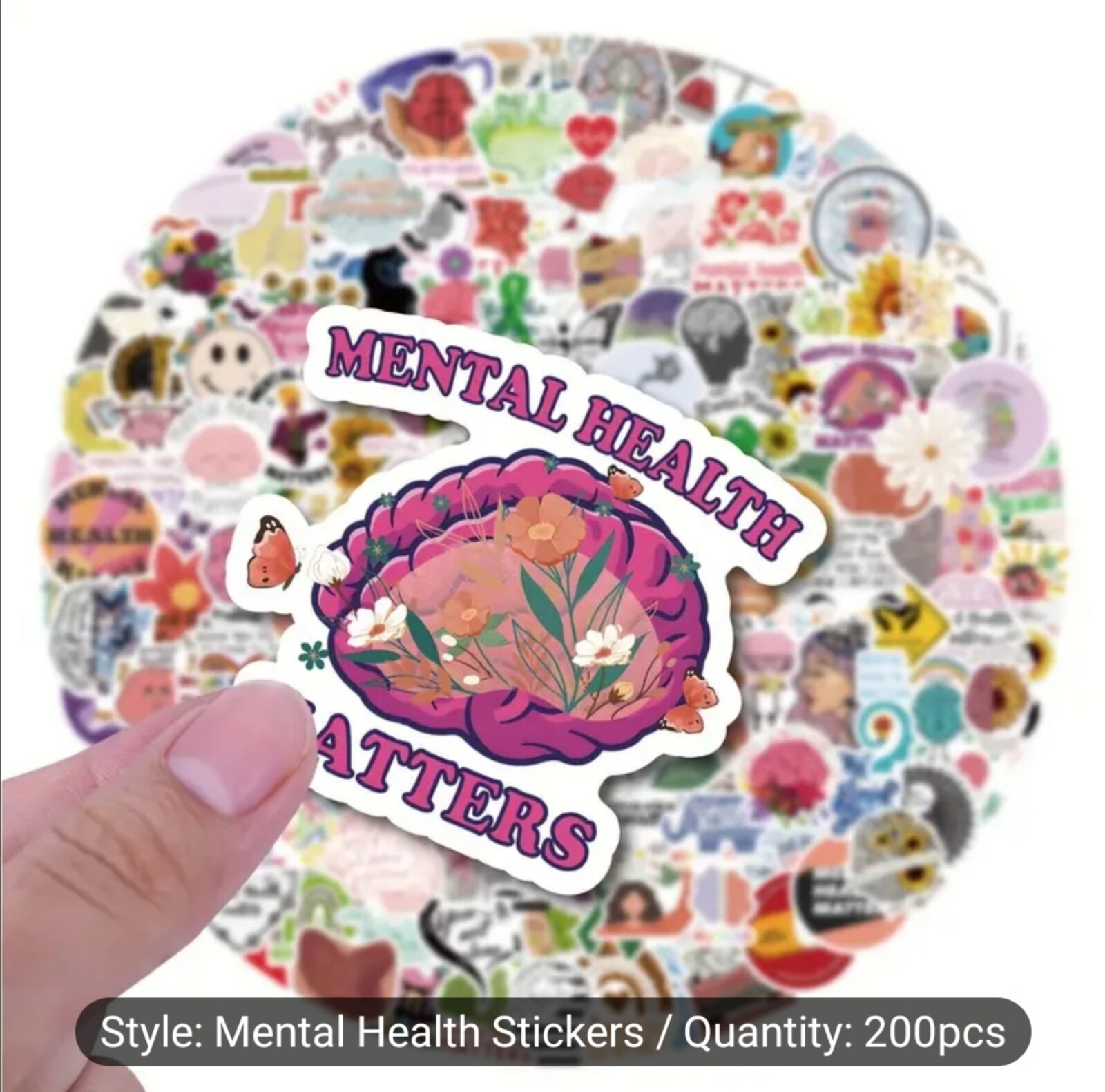 20 PCS Mental Health Inspirational Stickers BRAND NEW