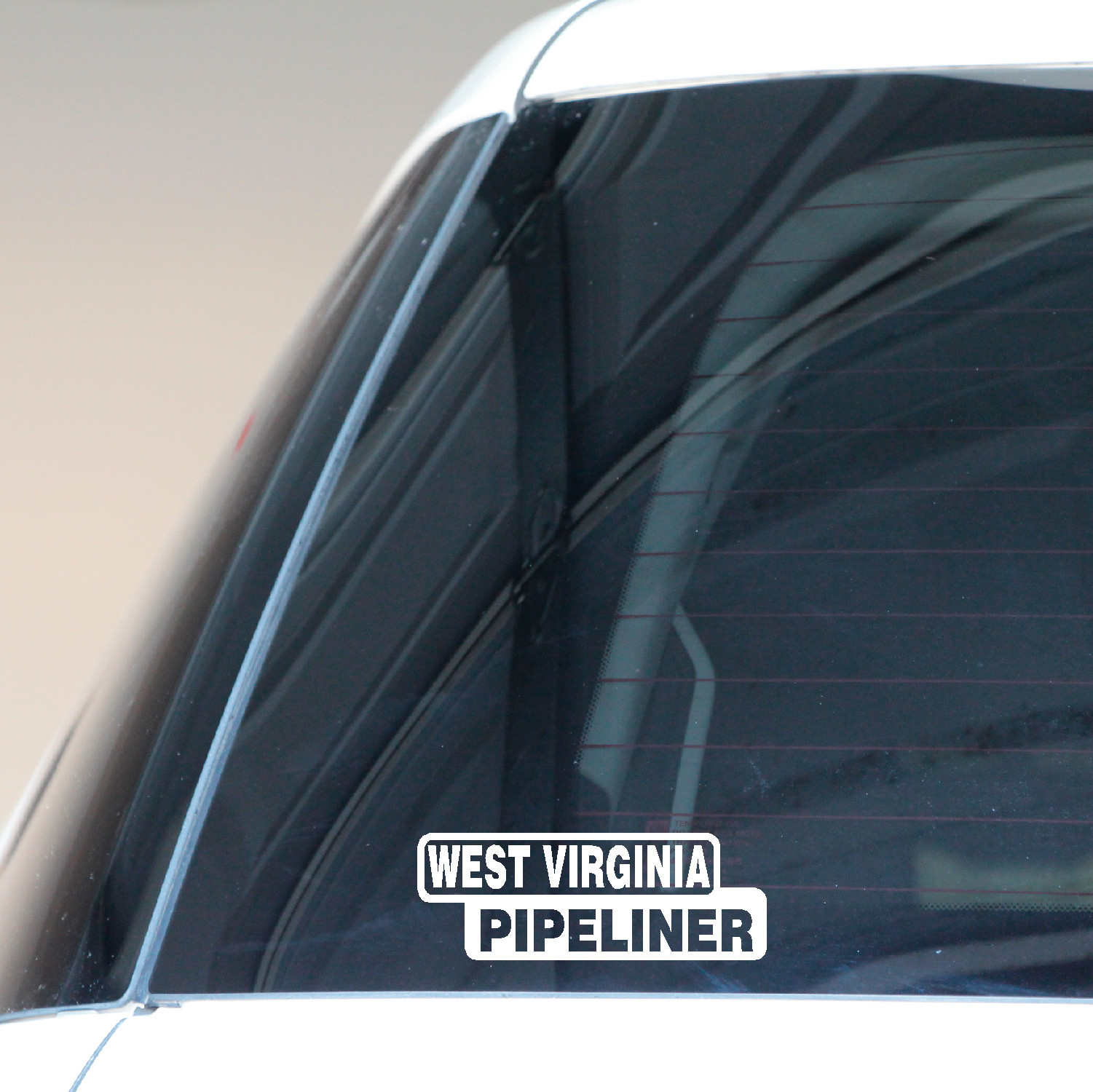 WEST VIRGINIA PIPELINER PIPE LINER DECAL VINYL OIL GAS PIPELINE STICKER