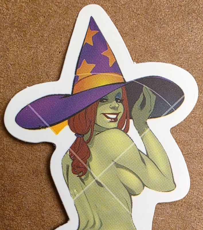 Halloween Sticker Girl Witch Vampire Ghost Beach Bikini Hulk Comic Anime Manga