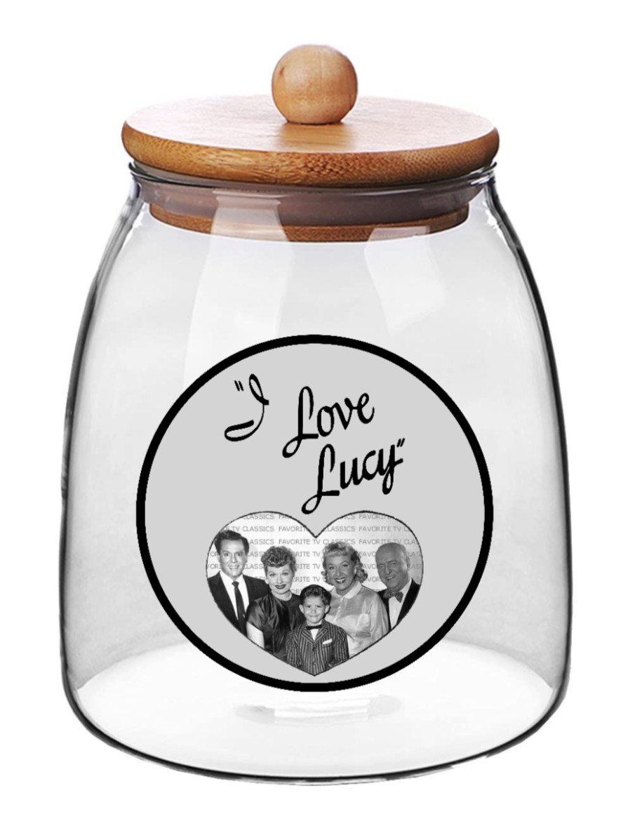I Love Lucy B/W (Classic TV) Cast – 4" Vinyl Decal Handmade Car Laptop Decor Jar