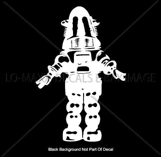 Robby The Robot Sci-Fi Forbidden Planet Sizes & Colors Die Cut Vinyl Decal