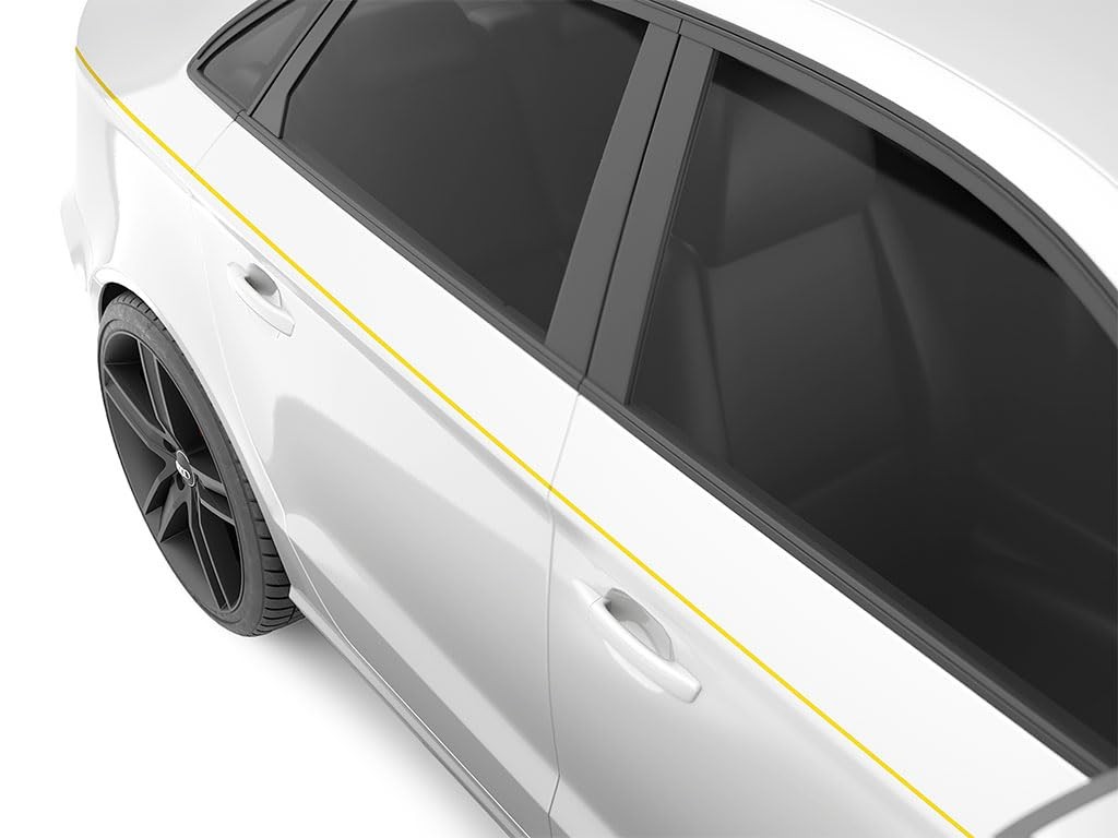 Lemon Yellow Vinyl Pinstriping Tape 3/4in x 150ft Roll for Easy Application