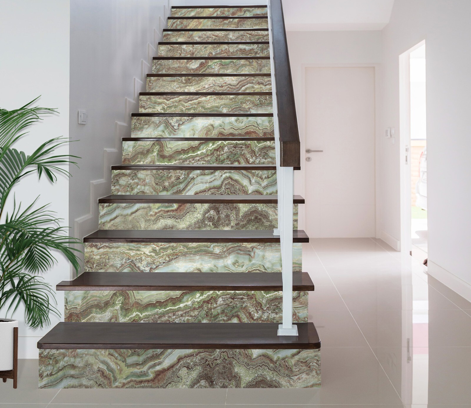 3D Ancient Texture 8587 Stair Risers Decoration Photo Mural Decal Wallpaper Rom