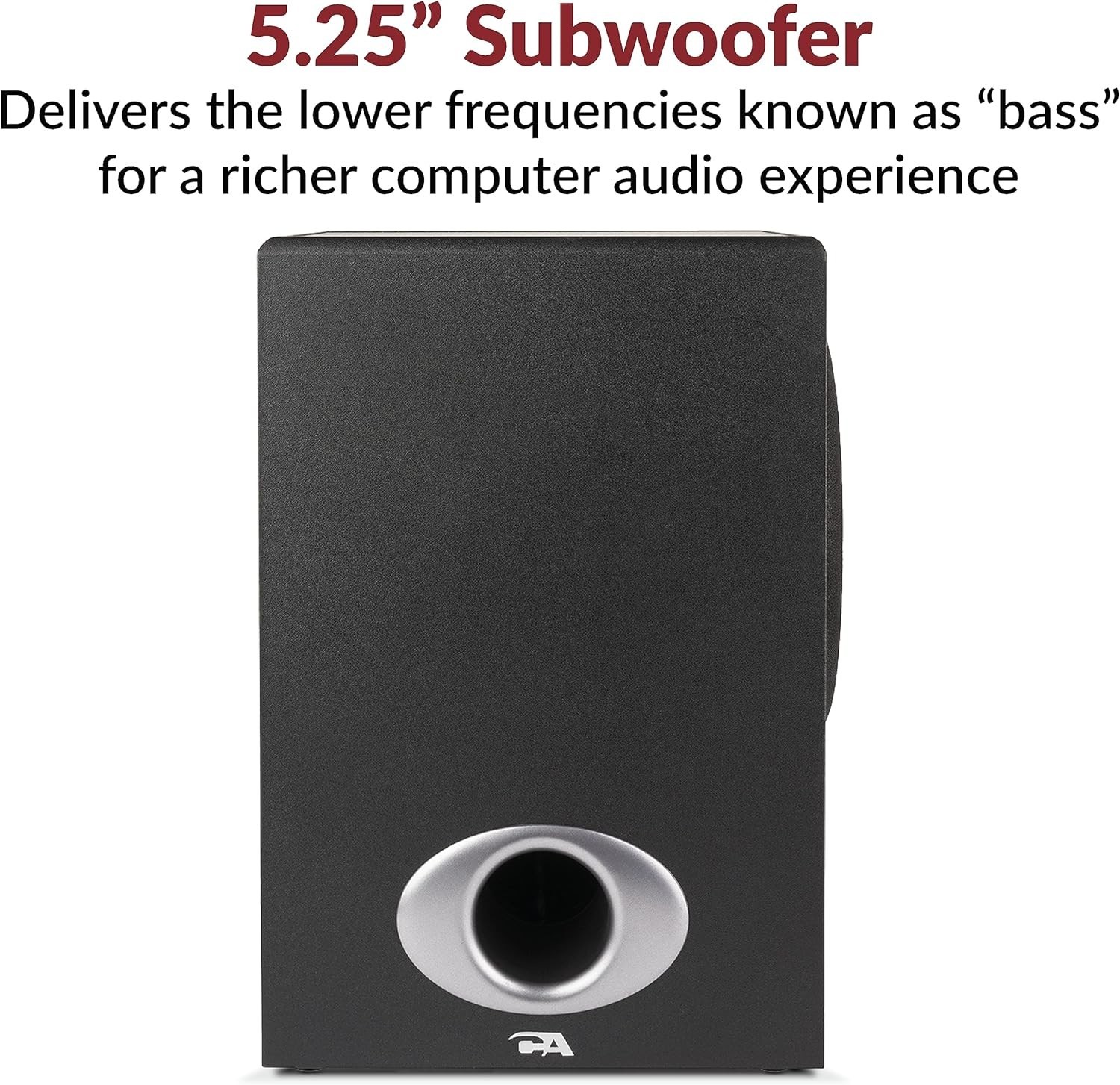 2.1 Multimedia Speaker System with Subwoofer, 80 Watts Peak Power, Strong Bas…