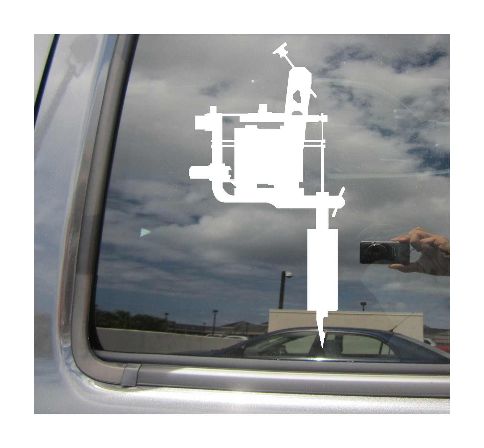 Tattoo Gun Machine Parlor Artist Shop Ink – Car Window Vinyl Decal Sticker 10125