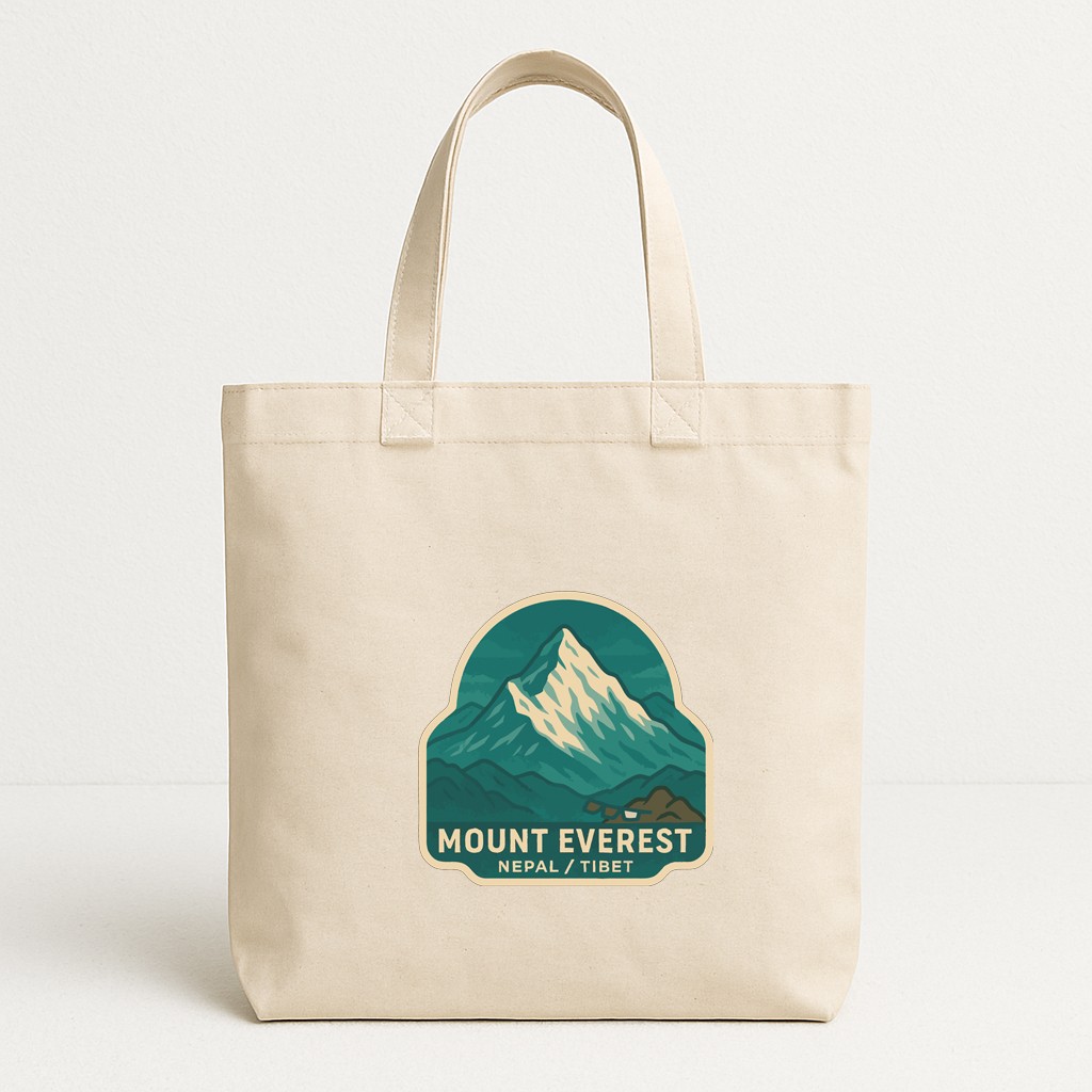 Mount Everest Nepal Tibet Iron On Heat Transfer Vinyl HTV Die-Cut Symbolic
