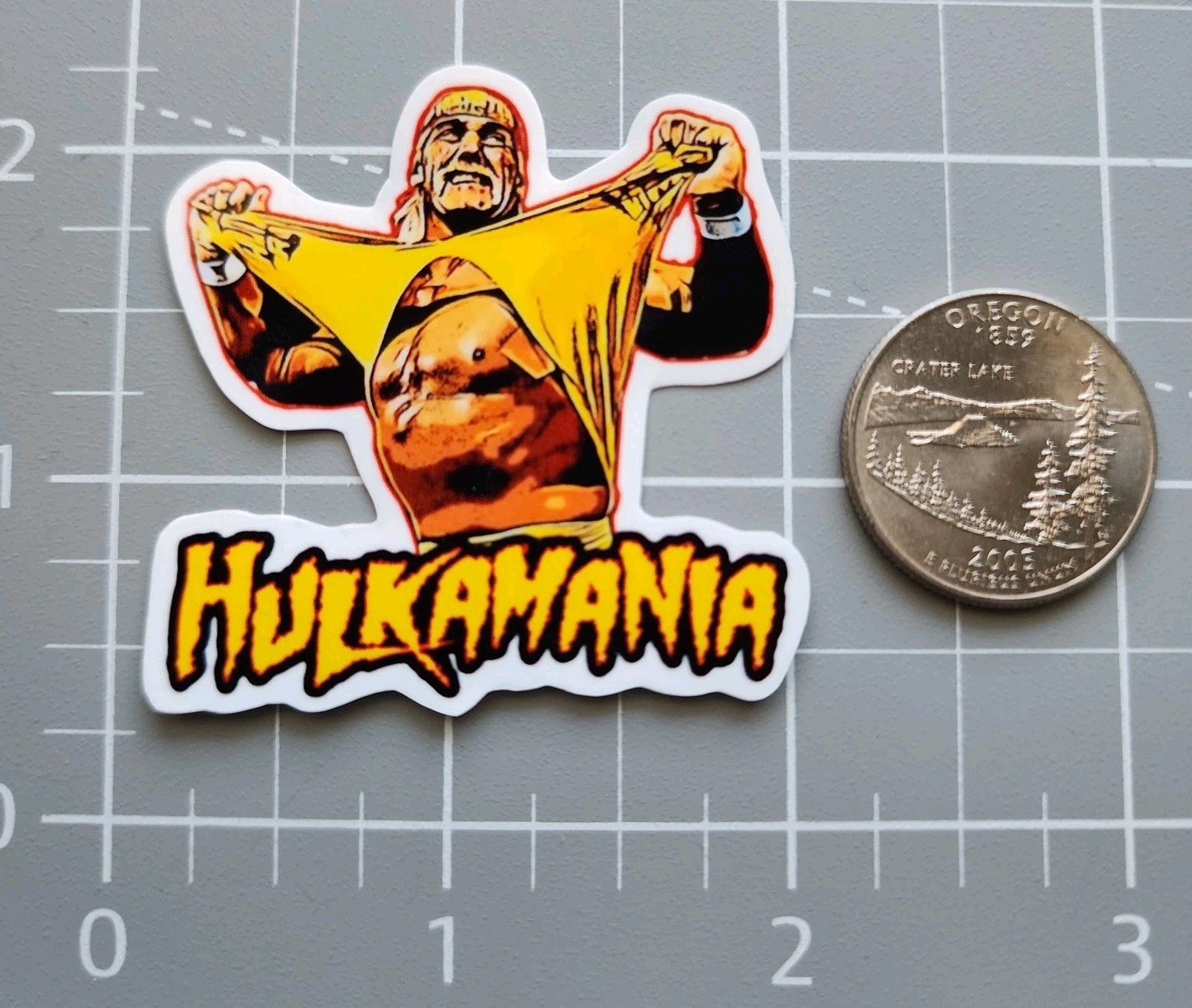 Hulk Hogan ~ Hulkster 2" Vinyl Sticker Wrestling WWE ~ RIP Hulkamania Brother!!!