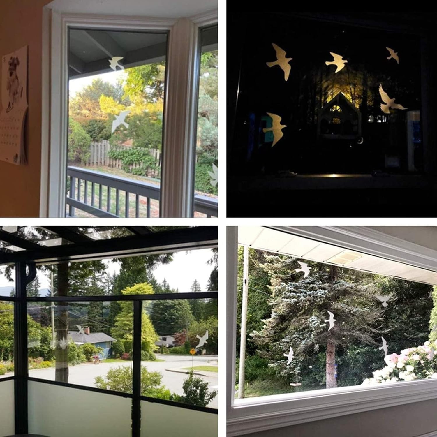 Easy Install Reflective Bird Window Stickers – Protect Your Feathered Friends