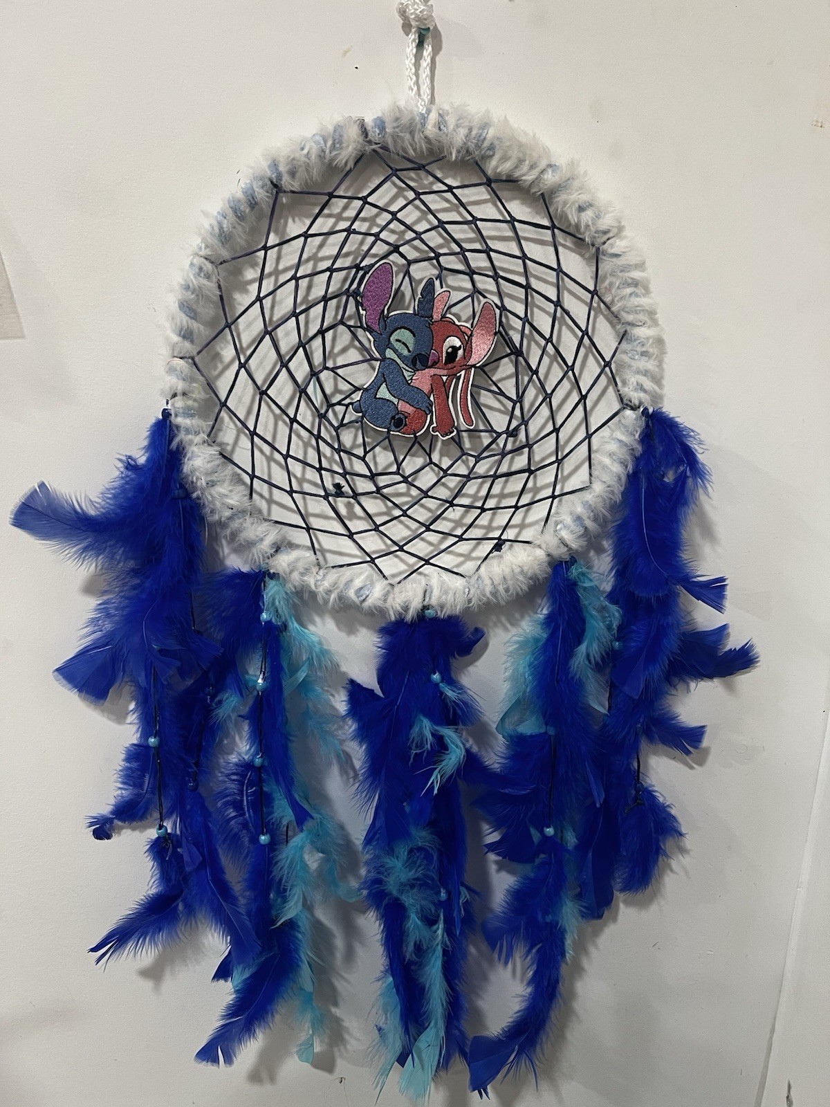 Stitch/ Angel ,Lilo Stitch ‘14 Ring Handmade Wall Hanging Decor