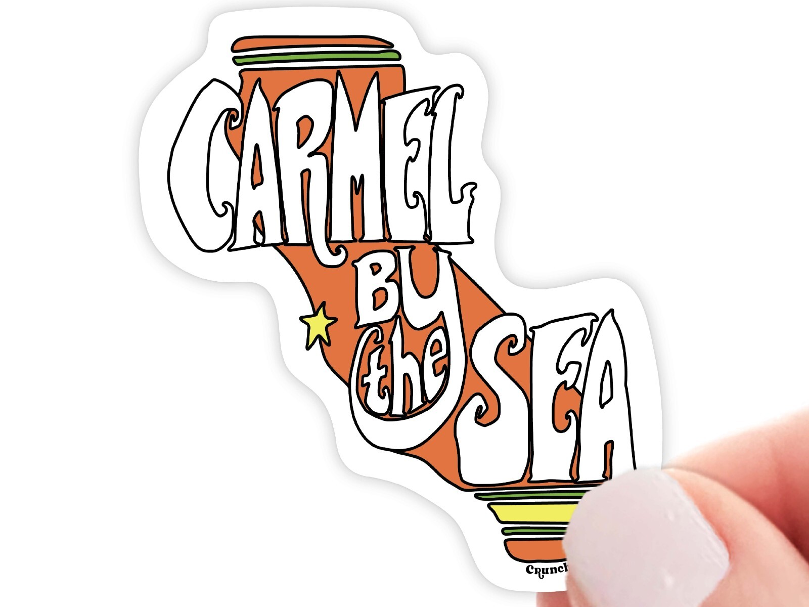 Carmel By The Sea California Vinyl Sticker