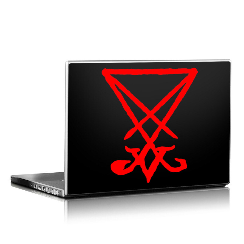 Sigil of Lucifer Die Cut Vinyl Sticker – Occult Baphomet Satanic Pentagram Satan