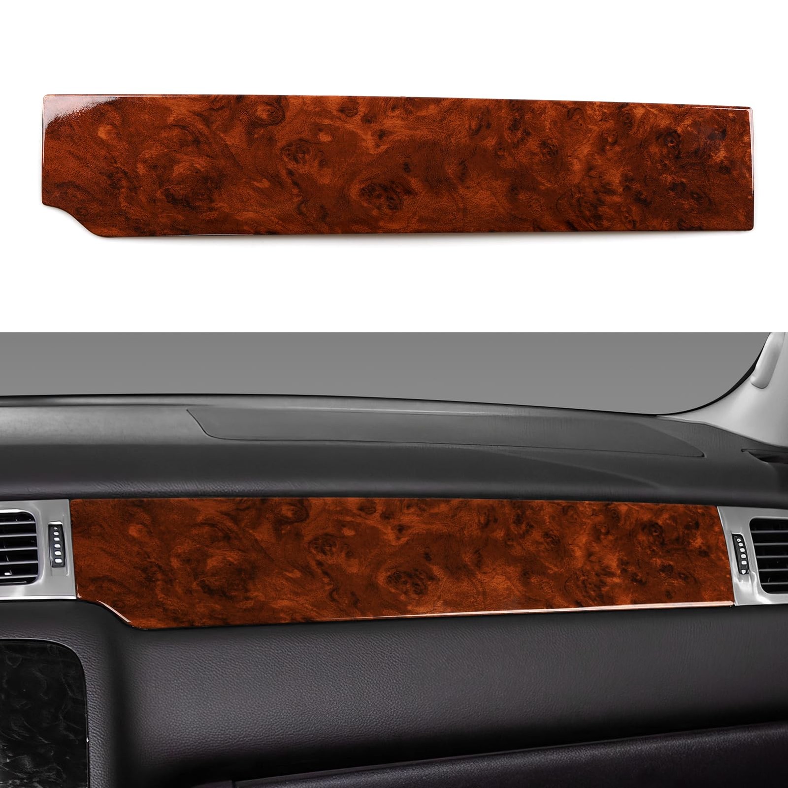 Wood Grain Trim Decal Sticker for Chevrolet Tahoe Silverado GMC Accessories
