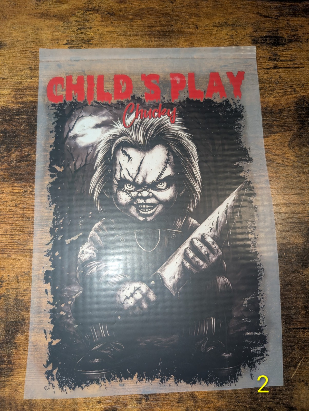 Halloween Horror Self-Adhesive Vinyl Decal Lot Beetlejuice Pennywise Chucky