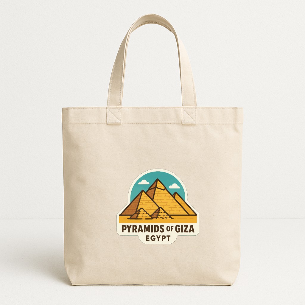 Pyramids of Giza Egypt Iron On Heat Transfer Vinyl HTV Die-Cut Symbolic Landmark