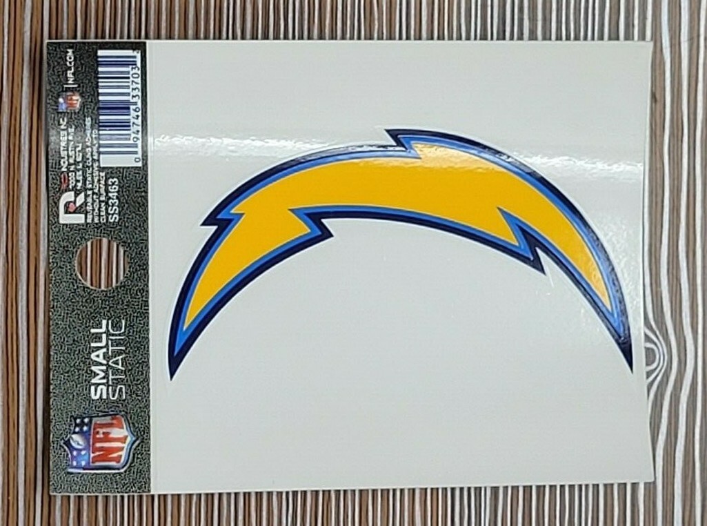 Los Angeles Chargers Small Static-Cling Window Decal Sticker – Approx 3" x 4"