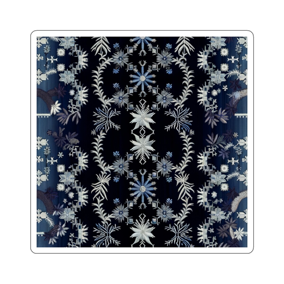 Sticker Arctic Opulence Winter Tapestry Luxury 2×2 3×3 4×4 6×6