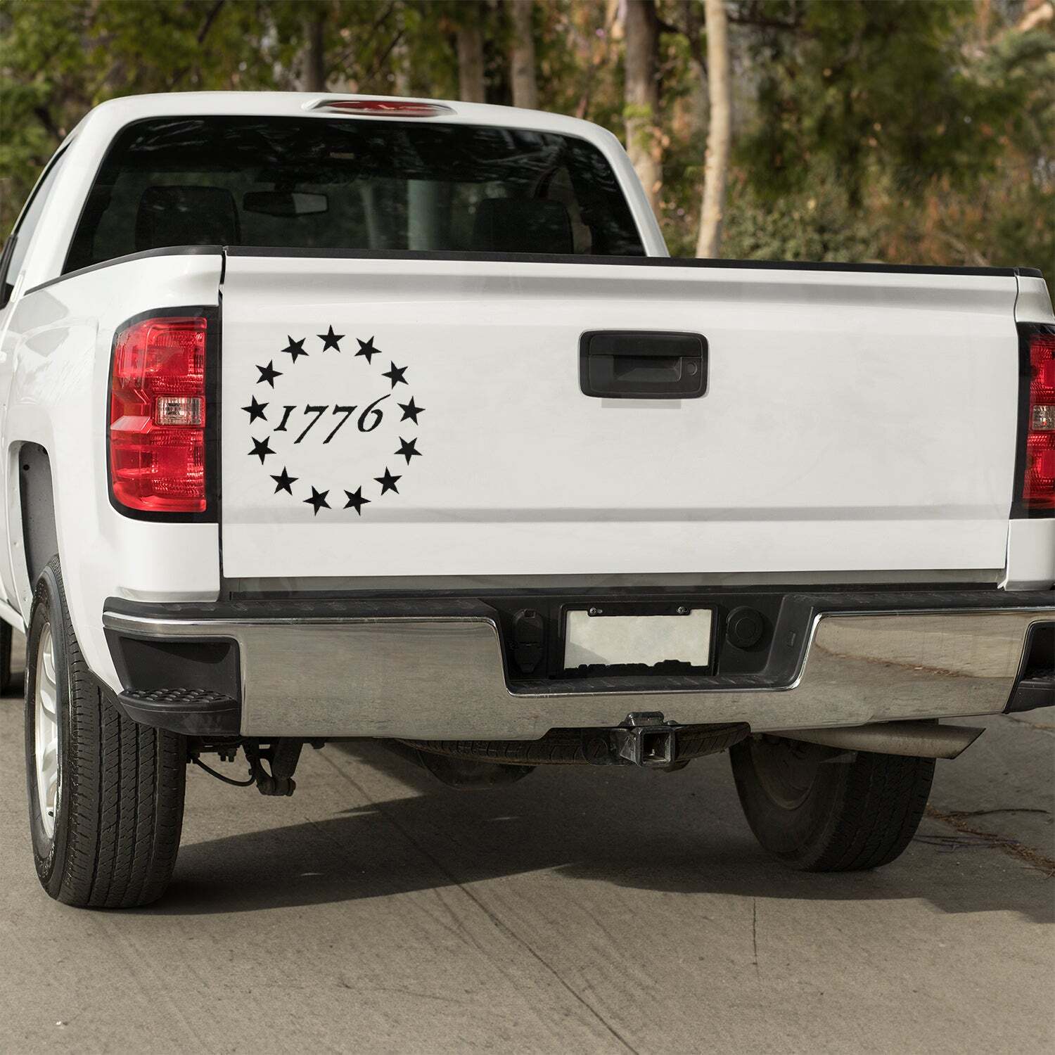 1776 Vinyl decal truck car window liberty freedom betsy ross 2nd amendment