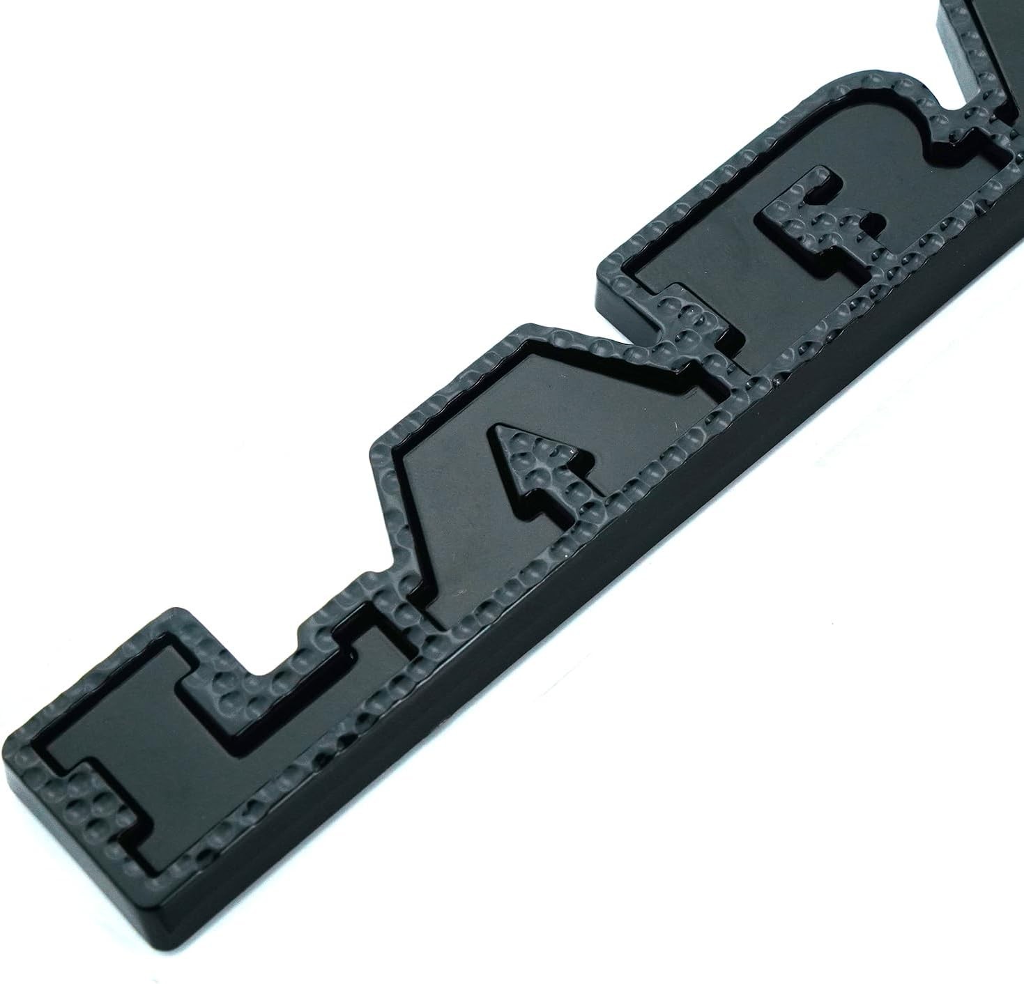 1Pc 2019 2020 Laramie Emblem 3D Badge Tailgate Rear Nameplate Sticker Black
