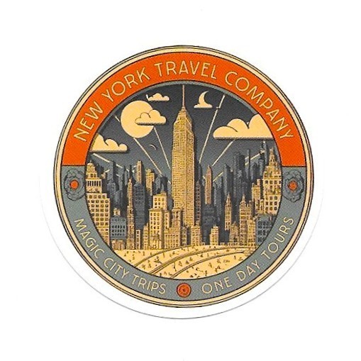 Empire State Building Vinyl Sticker New York City Travel Souvenir Die Cut