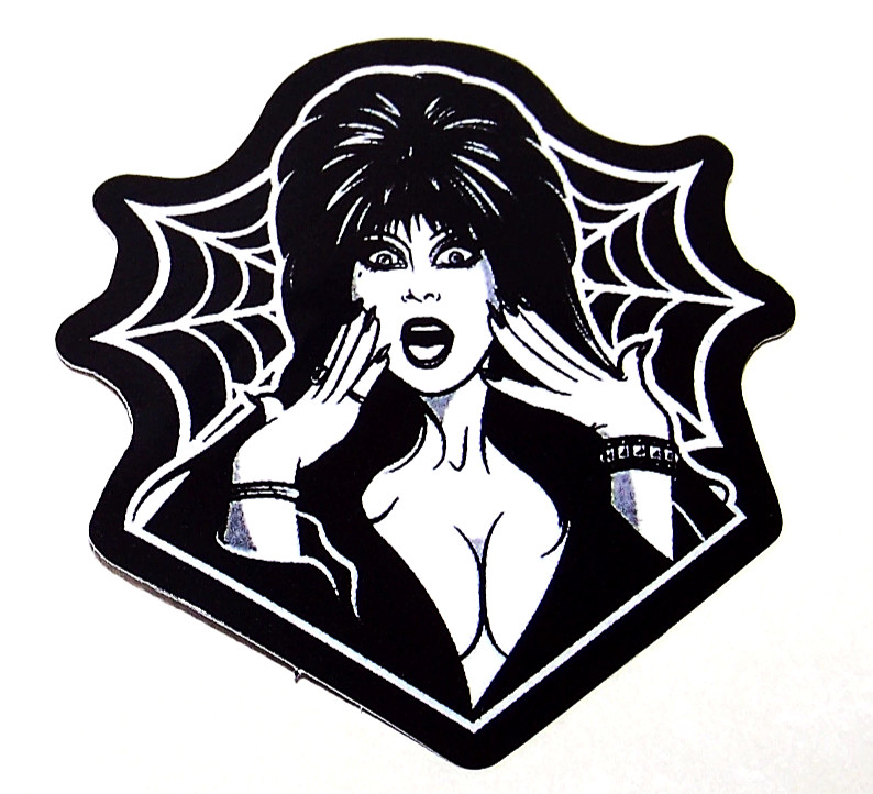 ELVIRA Cut Sticker Decal Movie Horror Film Mistress of the Dark "Elvira"