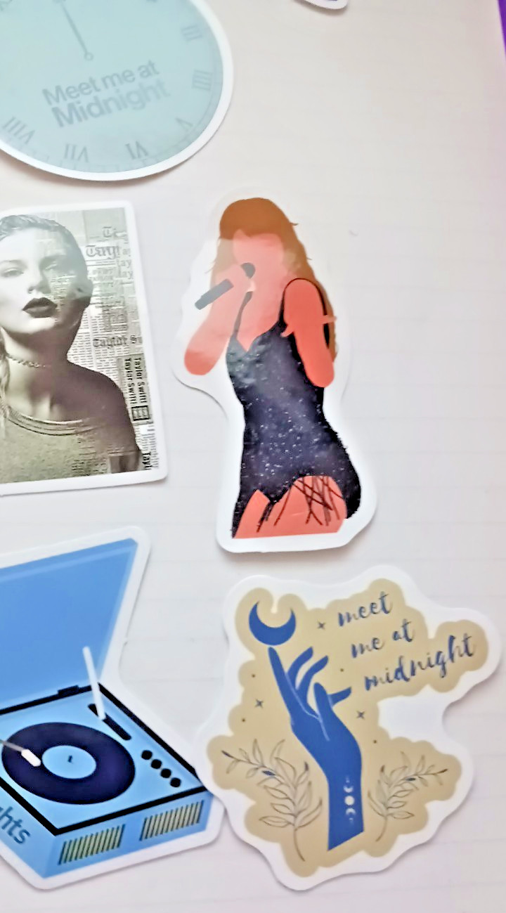 Taylor Swift Stickers 10 pcs. Party Favors , Water Bottle, Decor, Music FAN #1