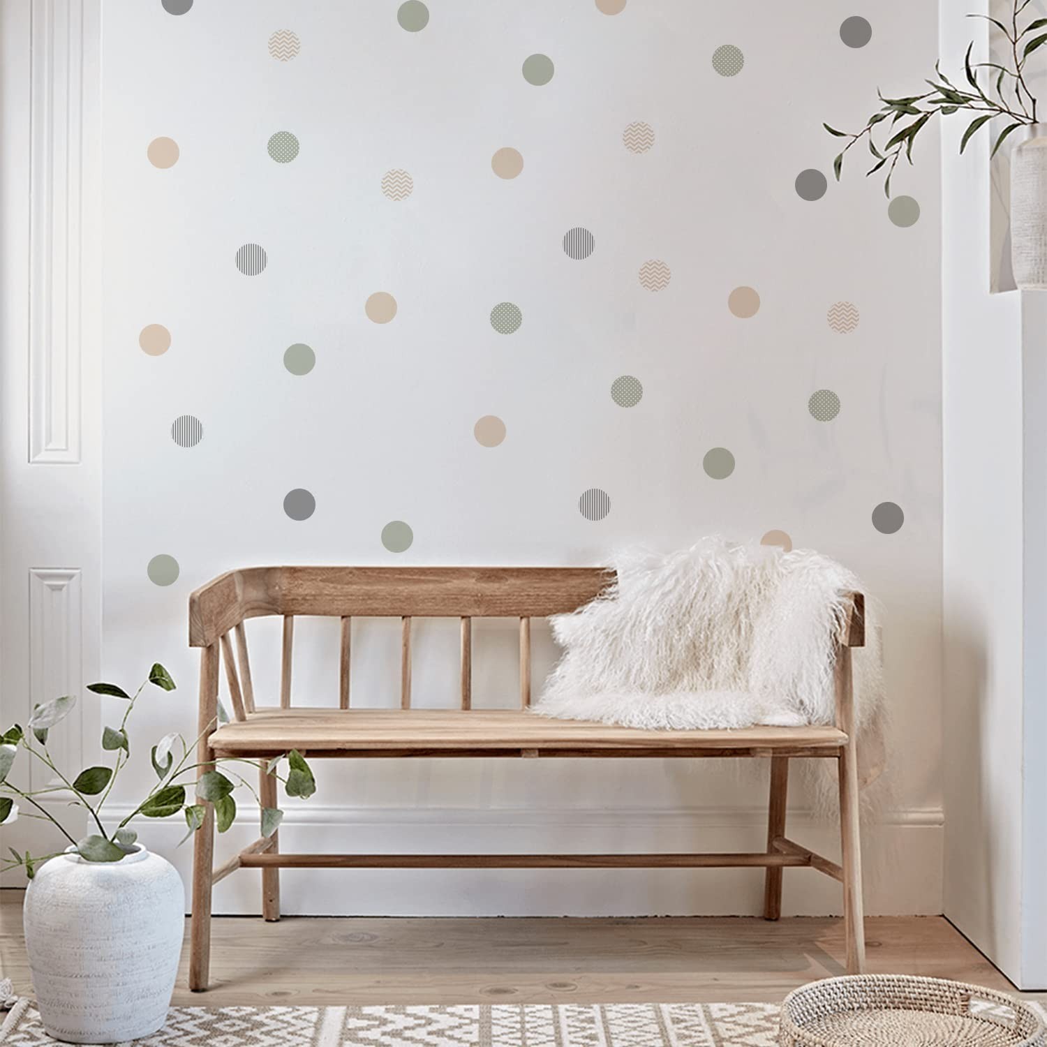 Bohemian Heart Wall Stickers – Removable Vinyl Decals