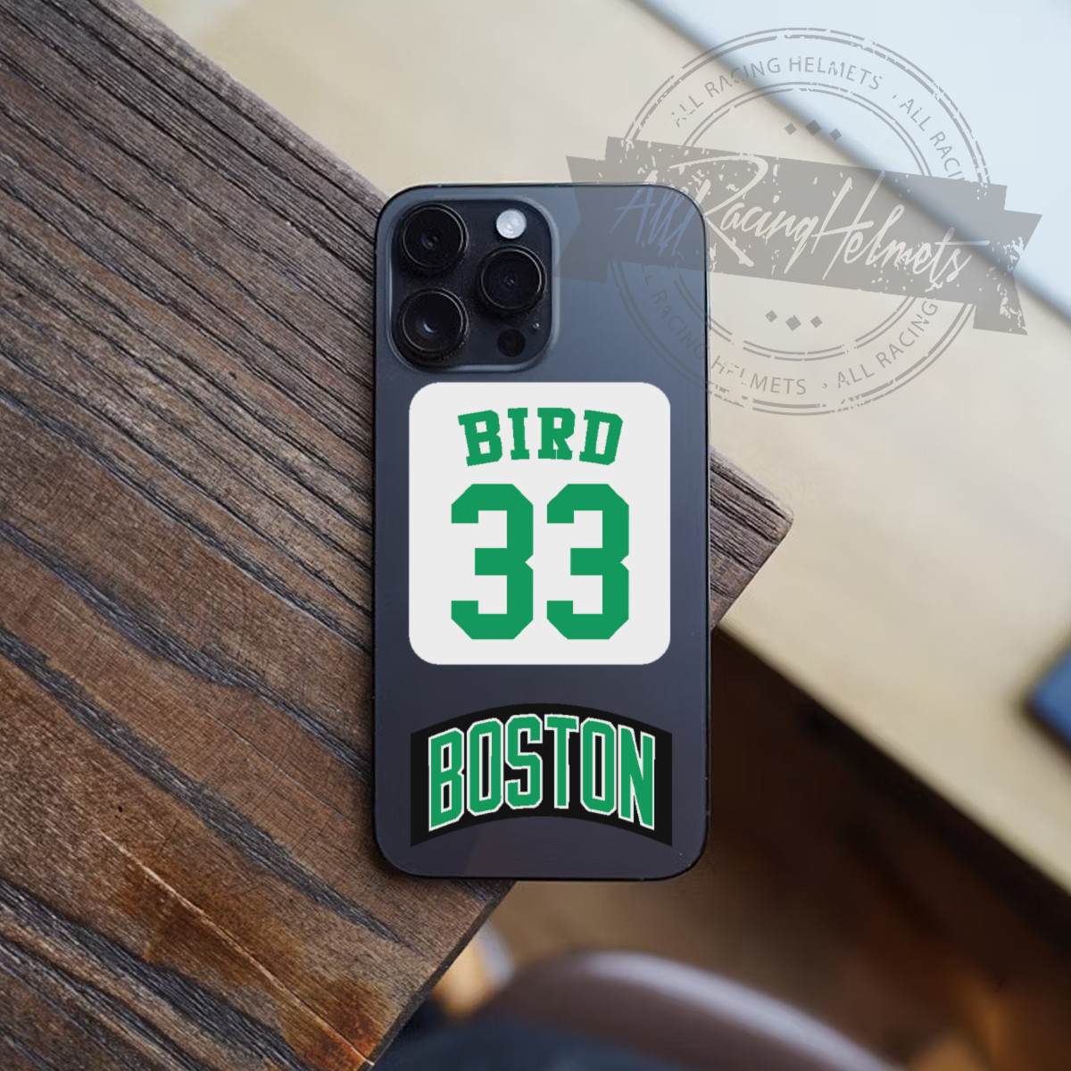 Boston Celtics NBA Basketball #33 Larry Bird A4 Printed Vinyl Decal Sticker HQ