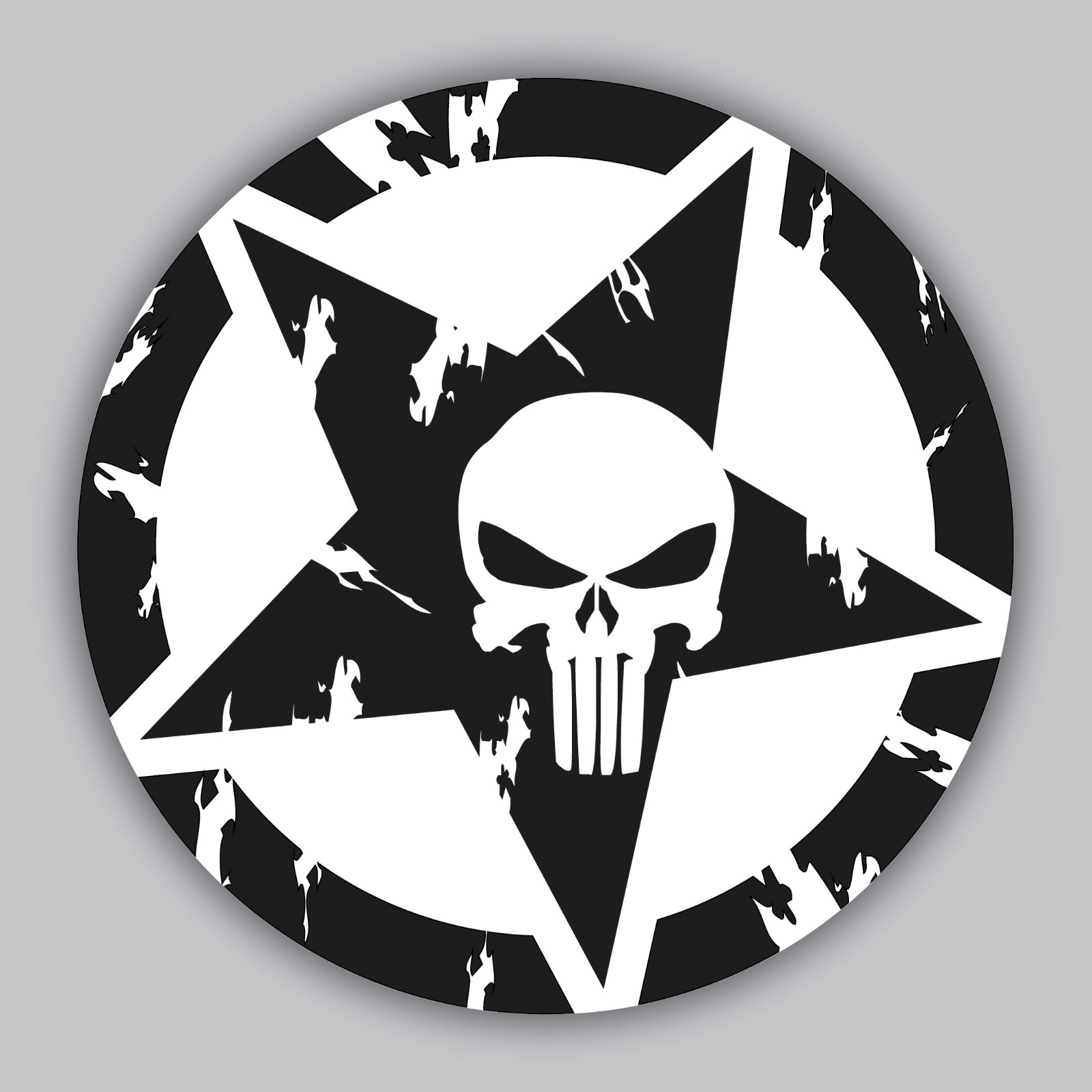 The Punisher Vinyl Sticker/Decal -Cartoon -Comic -Spider-Man -Marvel -Defenders