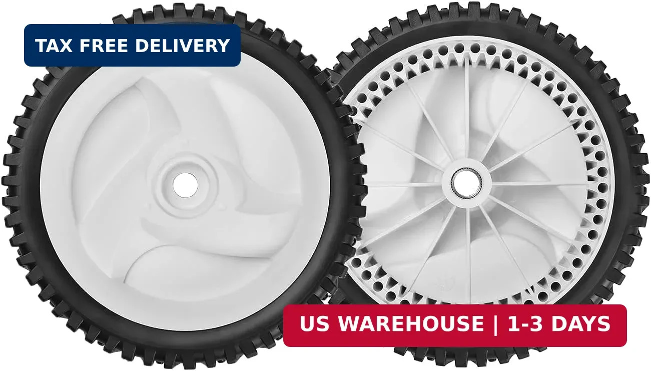 532403111 Front Drive Wheels Fit for Craftsman Lawn Mower – Front Drive Tires Wh