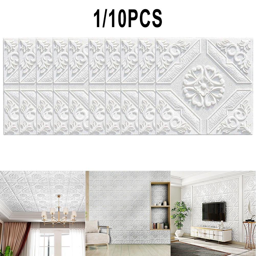Wall Sticker Wall Decor Wall Tiles Stickers 1/10pcs 1/5x Mosaic Stickers Peel
