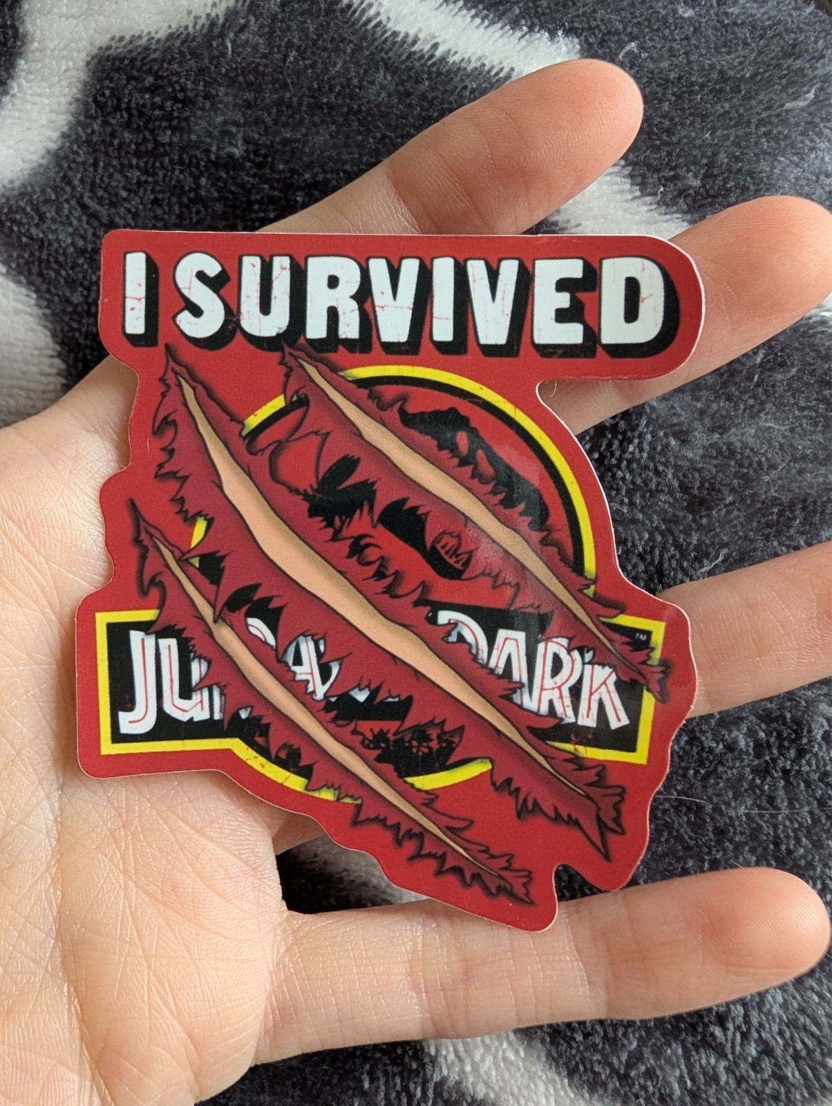 Jurassic Park Dinosaur Sticker Vinyl Decal | T-Rex Movie Film Fan Art
